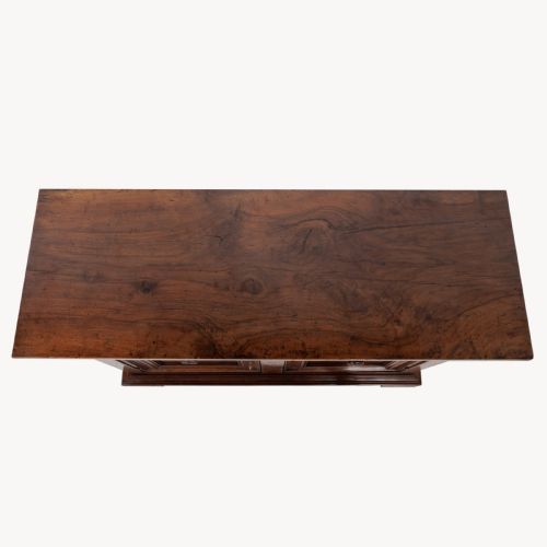 A 19TH CENTURY TUSCAN WALNUT CUPBOARD - ADDITIONAL PHOTO 12