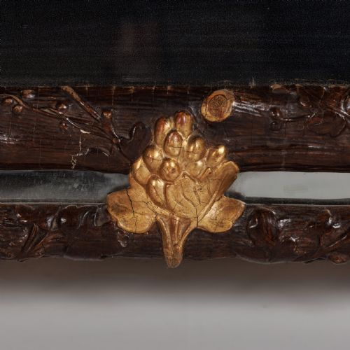 A 19TH CENTURY FAUX BOIS MIRROR - ADDITIONAL PHOTO 7