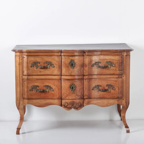 A 19TH CENTURY FRENCH WALNUT COMMODE - ADDITIONAL PHOTO 2