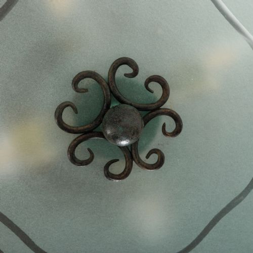 A 19TH CENTURY SWEDISH CEILING LIGHT - ADDITIONAL PHOTO 4