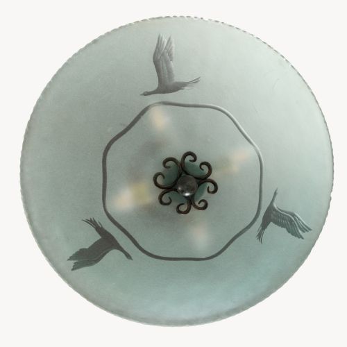 A 19TH CENTURY SWEDISH CEILING LIGHT - ADDITIONAL PHOTO 5