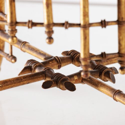 A 19TH CENTURY FAUX BAMBOO STOOL - ADDITIONAL PHOTO 3