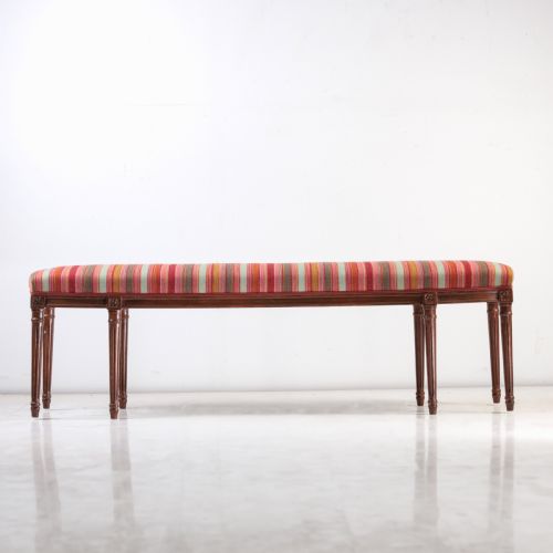 A 19TH CENTURY FRENCH BENCH - ADDITIONAL PHOTO 1