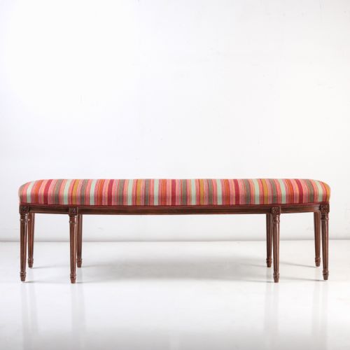A 19TH CENTURY FRENCH BENCH - ADDITIONAL PHOTO 2