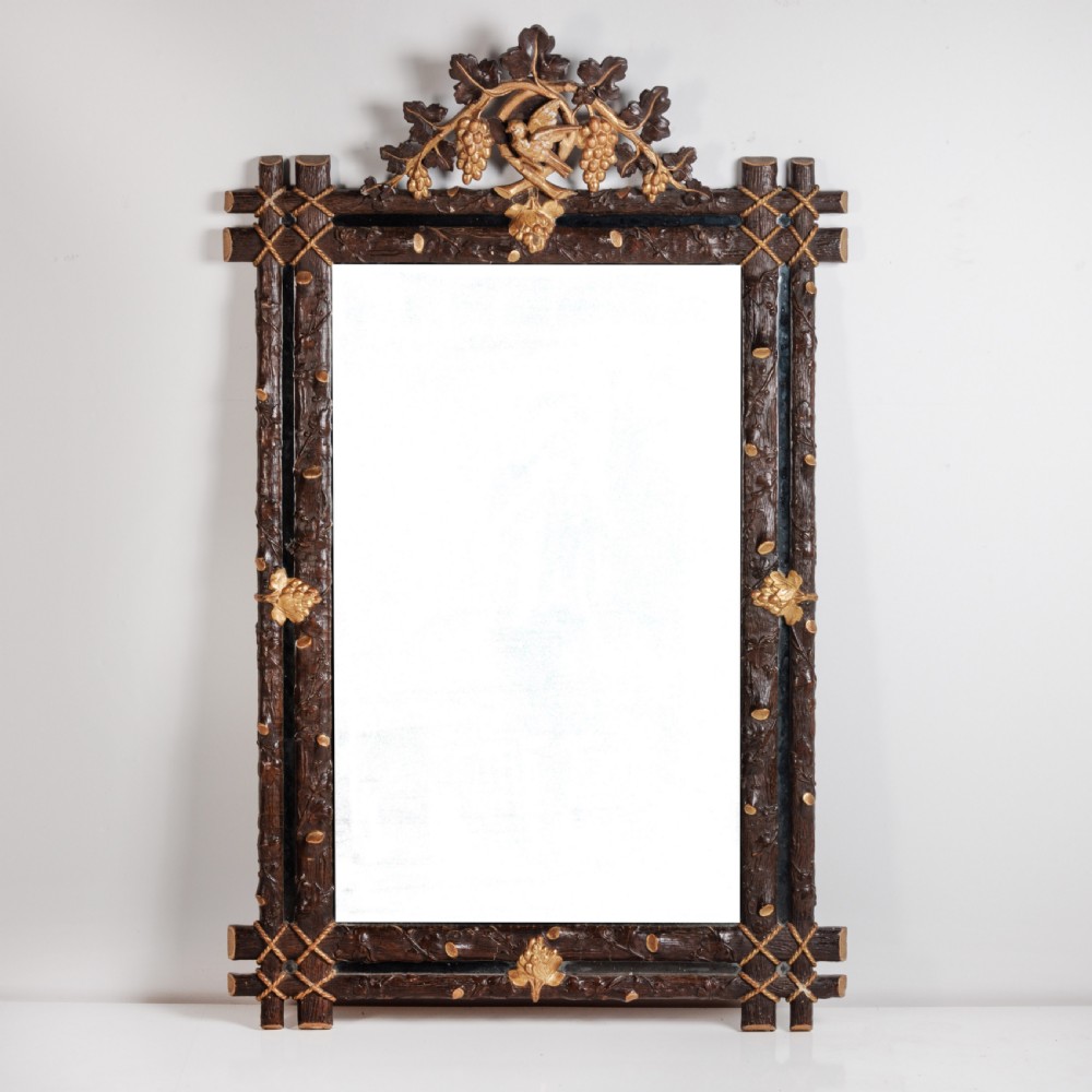 A 19th Century Faux Bois Mirror