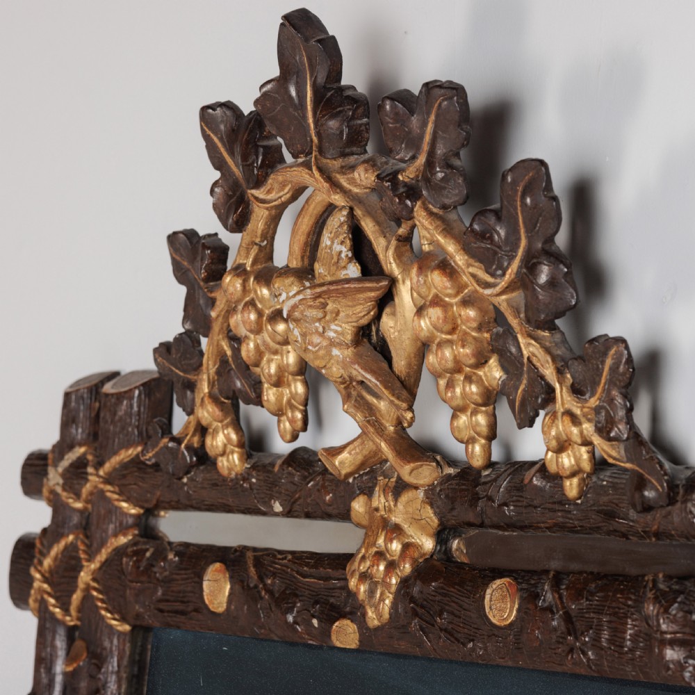 A 19th Century Faux Bois Mirror View VII