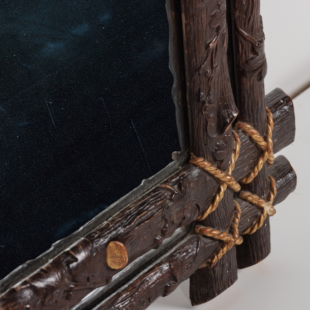 A 19th Century Faux Bois Mirror View XI