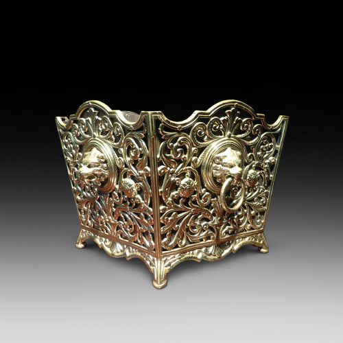 19th Century Brass Jardiniere