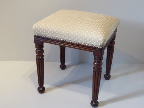 William IV Mahogany Stool