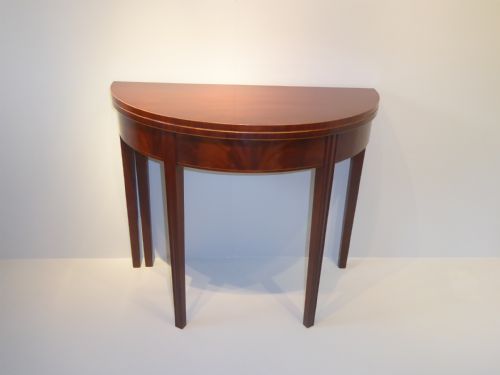 Georgian Demi Lune Tea Table