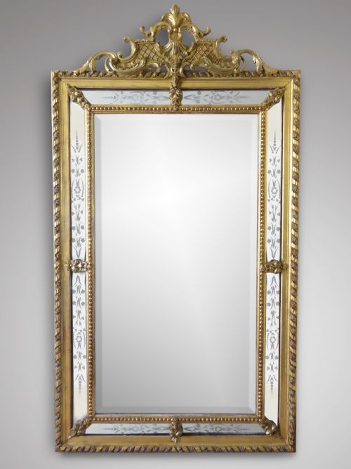 19th Century Giltwood Wall Mirror
