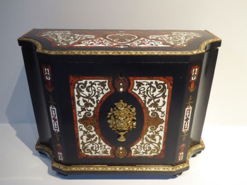 19th Century French Boule Writing Cabinet