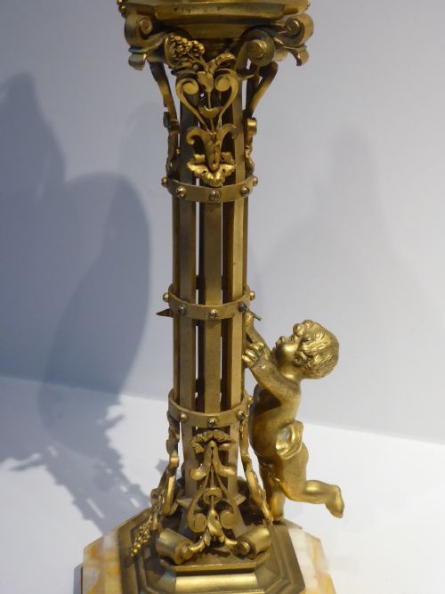 fig 1. 20th Century French Gilt Bronze Table Lamp