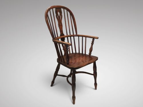fig 1. 19th Century Nottingham Windsor Armchair