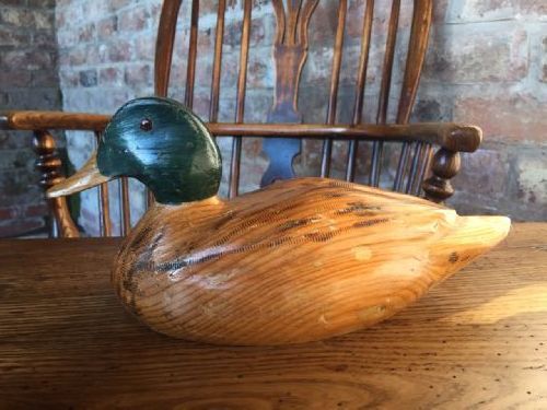 19th Century Wooden Decoy Duck
