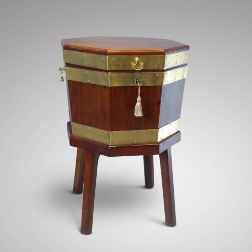 George III Mahogany Cellarette/wine Cooler