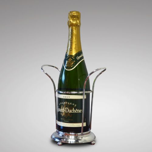 19th Century Silver Bottle Holder