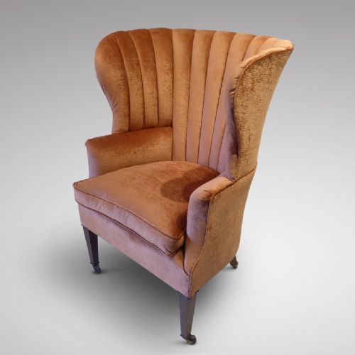 19th Century English Barrel Back Chair