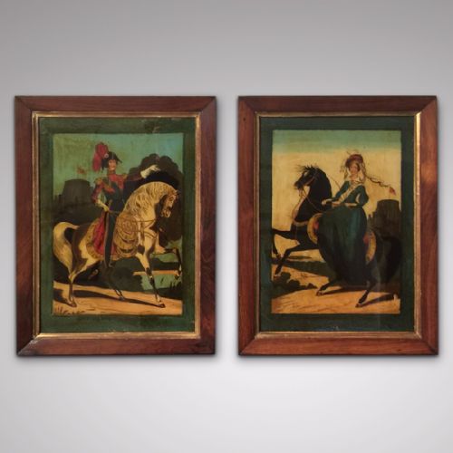 Pair of 19th Century Chrystoleums of Queen Victoria & Prince Albert