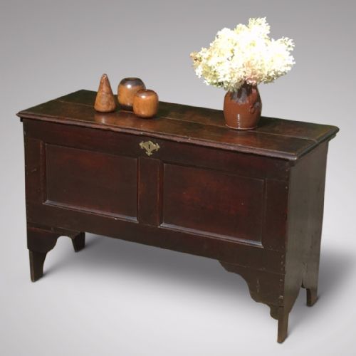 Early 18th Century Oak Panelled Coffer
