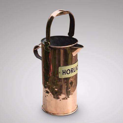 Rare Copper Horlicks Advertising Jug