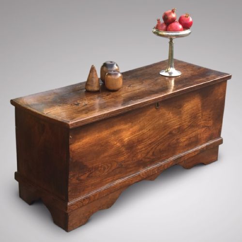 19th Century Elm Coffer