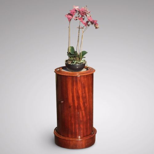 Victorian Mahogany Cylindrical Pot Cupboard