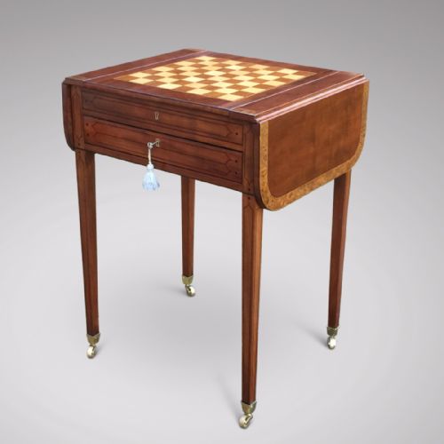 fig 1. A Stunning Regency Mahogany Games Table
