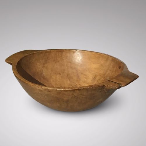 fig 1. 19th Century Sycamore Dairy Bowl