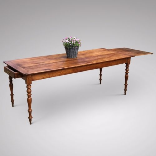 A Superb 19th Century French Fruitwood Dining Table