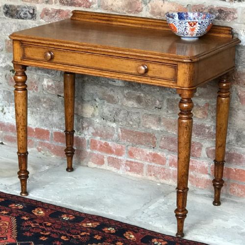 Victorian Oak Side/writing Table
