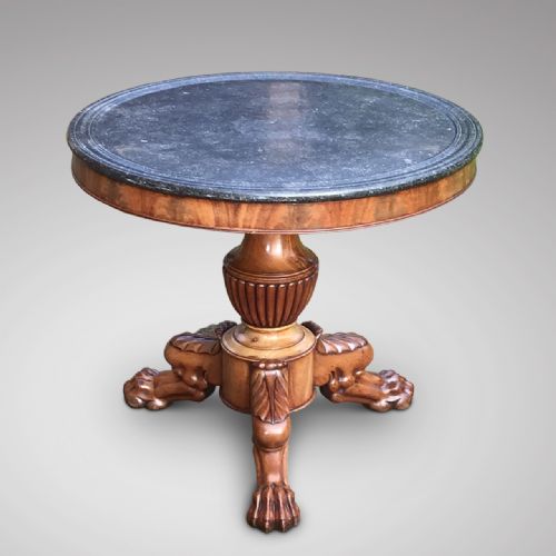 Superb 19th Century Mahogany Gueridon