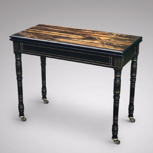 Coromandel Fold Over Card Table by Gregory & Co