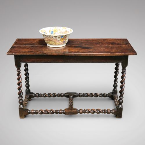 A Superb 17th Century Oak Side/ Serving Table
