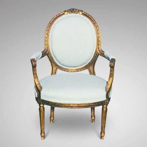 19th Century French Giltwood Armchair