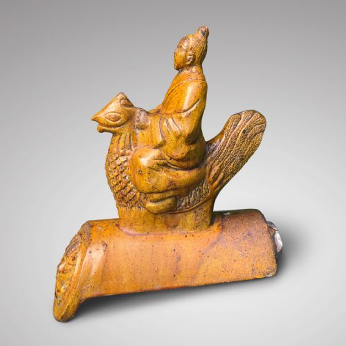 19th Century Chinese Glazed Ridge Tile