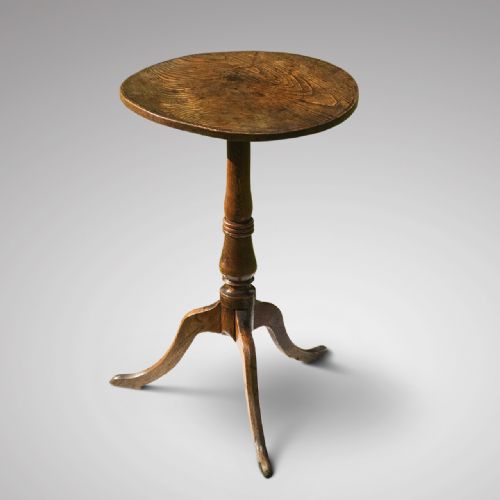 Early 19th Century Elm Pedestal Table
