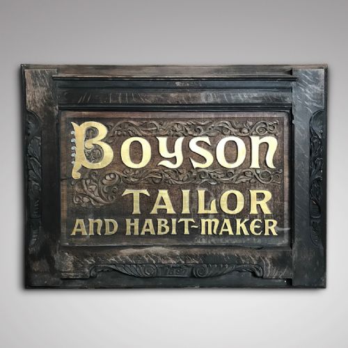 Fabulous Large Victorian Shop Sign