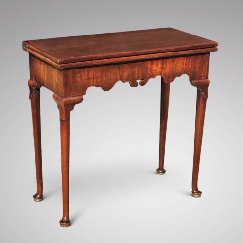 George II Mahogany Tea Table