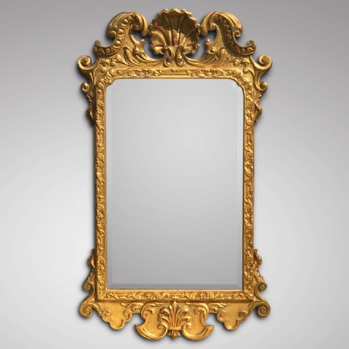 George III Carved & Gilded Rectangular Wall Mirror