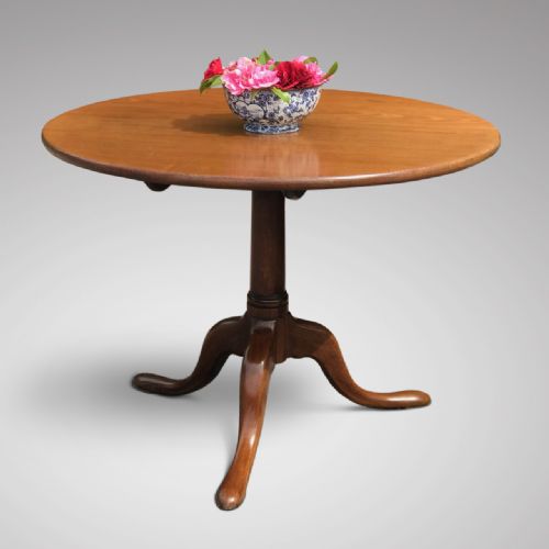 George III Mahogany Tilt Top Breakfast Table