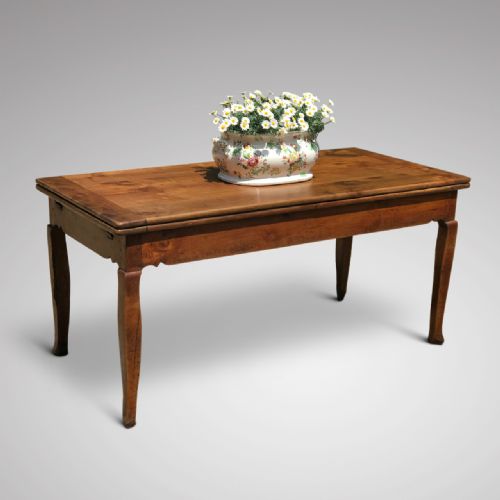 19th Century French Fruitwood Dining Table Extends to Seat 12