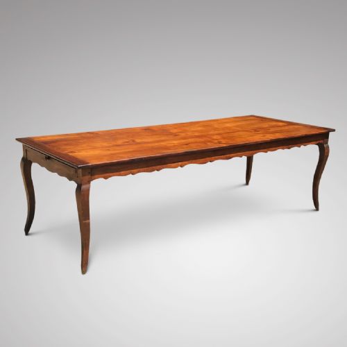 Very Large French 2nd Empire Fruitwood Dining Table