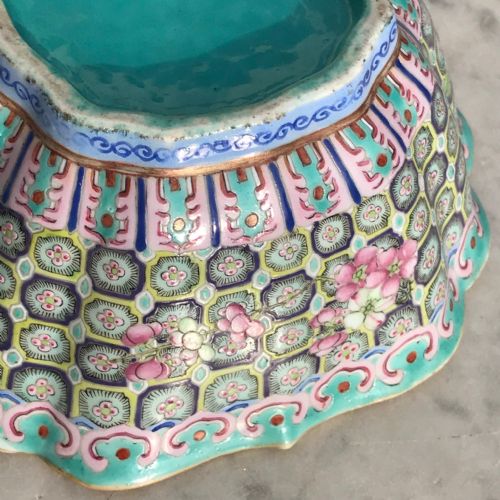 QING DYNASTY CHINESE LOBBED RECTANGULAR BOWL - ADDITIONAL PHOTO 7