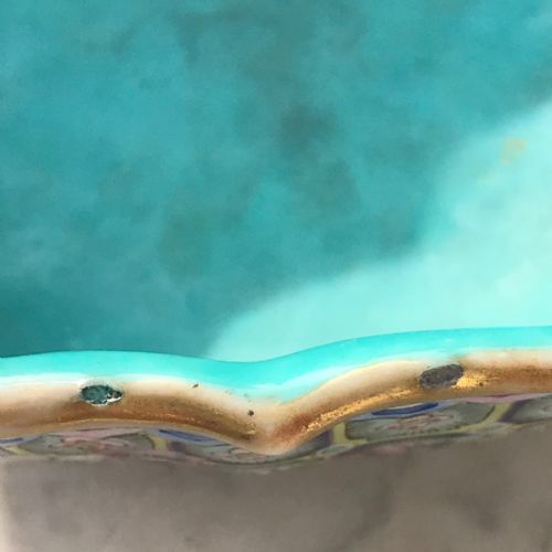 QING DYNASTY CHINESE LOBBED RECTANGULAR BOWL - ADDITIONAL PHOTO 11