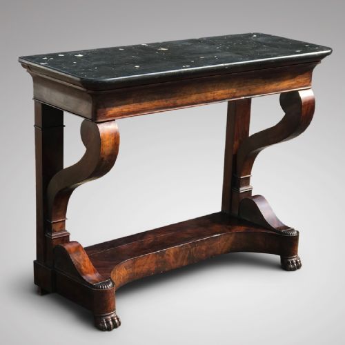 19th Century French Mahogany Console Table