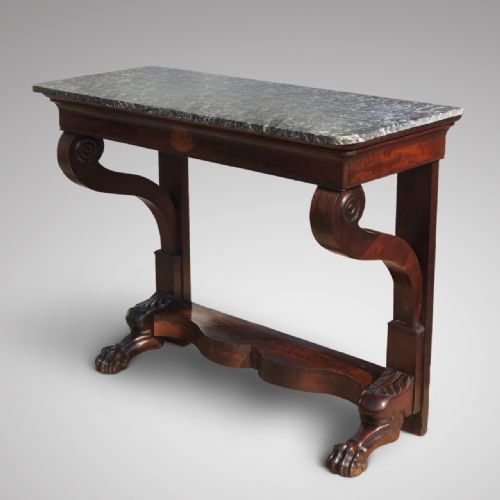 19th Century Marble Topped Console Table