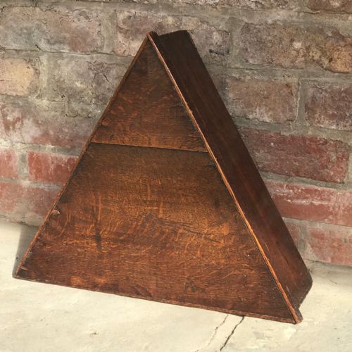 Georgian Oak Tricorn Hat Box