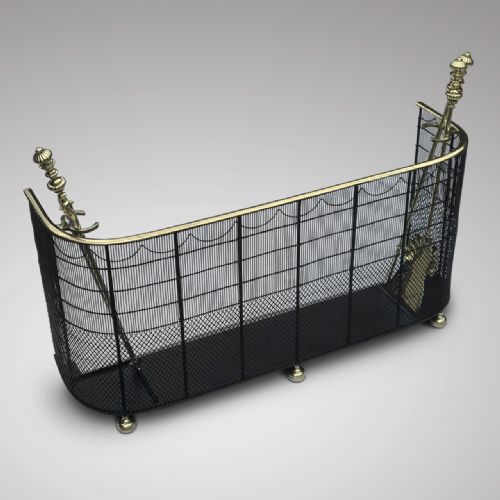 Regency Brass and Wire Work Fire Guard