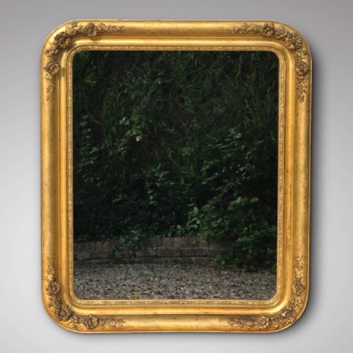 19th Century French Gilt Mirror